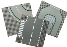Lego Straßenplatten grau
