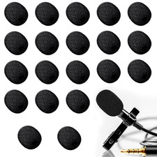 Mikrofon Windschutz Popschutz Lavalier Schaumstoff Mini Headset 20 Stück