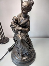 Jugendstil Lampe Mutter Mit Kind