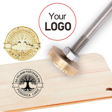 Logo brandstempel messing - messing, für
