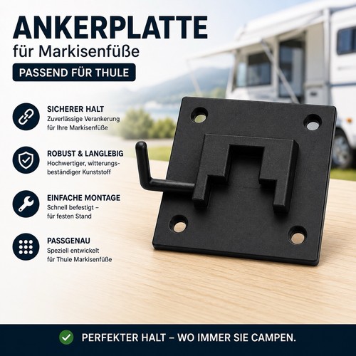 2er set ankerplatte markise - 2er,