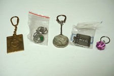 Konvolut 5 Schlüsselanhänger einer mit Einkaufswagenchip Lufthansa Jungfraujoch