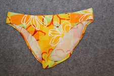 BIKINI UNTERTEIL SLIP  GRÖSSE  44 GELB GEMUSTERT SCHIESSER AQUA