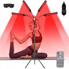 LED Infrarotlampe 660NM 850NM Rotlichtlampe Infrarotlicht Therapie Lampe Gesicht