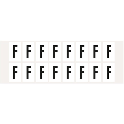 Aufkleber buchstabe - aufkleber, f