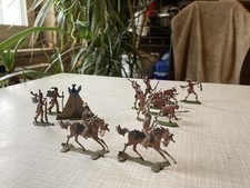 13x Zinn Flachfiguren -