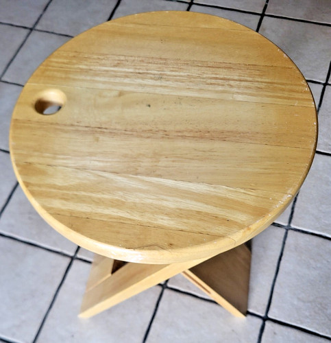 Klapphocker aus holz mit - aus,