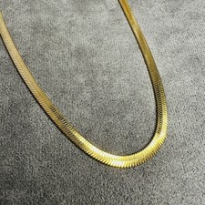 Halskette Edelstahl vergoldet