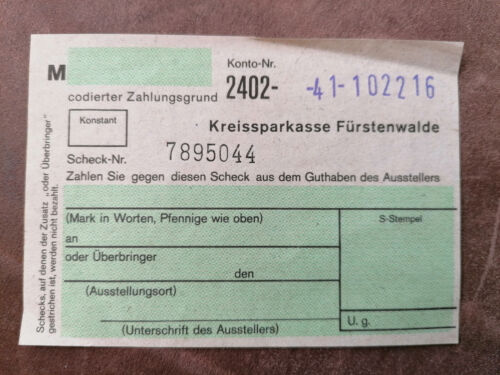 Ddr kreis sparkasse - kreis,