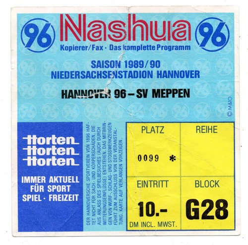 Ticket hannover sv - ticket,