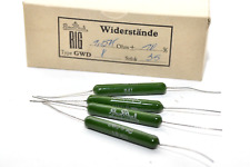 4x Vintage Leistungs-Widerstand von Rosenthal Typ GWD8, 1.5 kOhm / 8 Watt, NOS