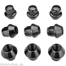 20 SCHWARZ Radmutter M14x1,5x30 Alufelgen ✔ DODG RAM 2010- ✔ Challenger 2008- 