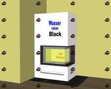 🔵Kaminbausatz Nr. 2892 Ofen Kamin Holzofen 18KW WASSER EXKLUSIV LDF-Kamine VHB
