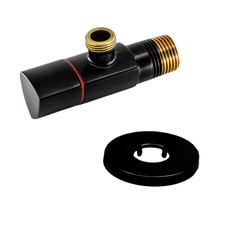 Schlosser Eckventil Schwarz