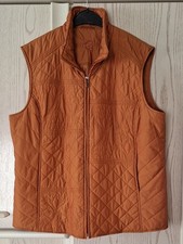 Damen-Steppweste  "BIAGGINI" von Charles Voegele  Gr.46/48 Orange-Braun