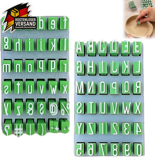Stempel set für ton keramik - set,