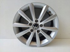 1x Alufelge 16 Zoll 6.5" 5x112 42ET Glanz Silber 3G0071496B VW Passat Rim Wheel