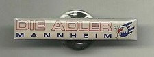 Eishockey Pin ADLER MANNHEIM  Emblem Schrift  185   NHL DEL