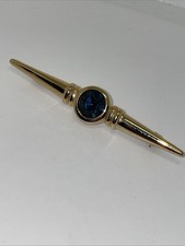 vergold. Stab-Brosche mit