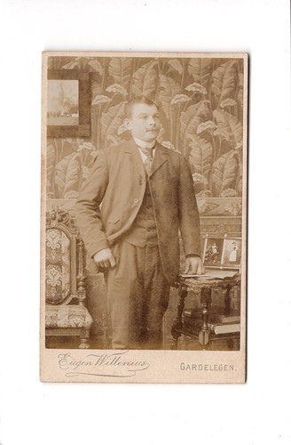 Cdv foto herrenportrait - foto, /