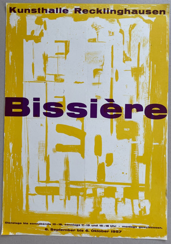 Plakat poster bissiere - plakat,