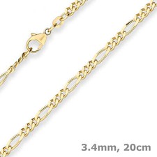 3,4mm Armband Figarokette