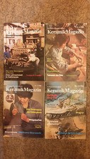 KeramikMagazin Keramik Magazin Zeitschrift Hefte 2, 3, 4, 5 1980