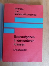 Mathematikunterricht - Sachaufgaben in den unteren Klassen Volk und Wissen 1978