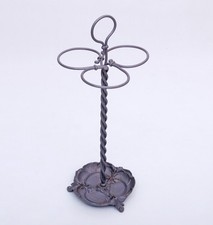 Jugendstil Schirmständer Gusseisen und Draht um 1910 1.Z