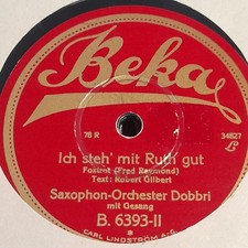 Orchester Dobbri: Ich steh'