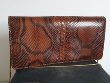Antike Clutch Schlangenleder