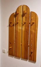 Garderobe Wandgarderobe Kiefer Massiv Holz Flurgarderobe