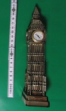 Vintage Big Ben Schreibtischuhr Tischuhr mir Quarzwerk, 20 cm hoch, 1980er Jahre