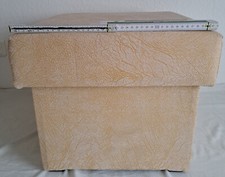 Klappbare Hocker Sitzhocker mit Aufbewahrungsraum Fußhocker aufgebaut Film