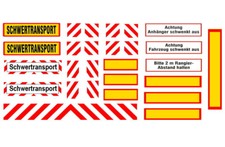 Schwertransport Aufkleber