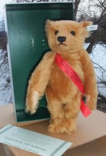 STEIFF Teddybär 1907 hellbraun SONDER: Ausstellung Wien, 1992,OVP,Zertif.,406034