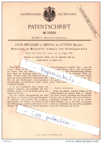 Original patent sepulchre - original,