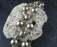 Armband vergoldet Franz Scheuerle Vintage massiv 830er  Silber