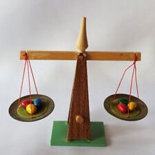 Rar alte Osterdeko Eierwaage Ostern Erzgebirge Holz Eier Waage / ev 461(72)