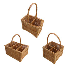 Einkaufskorb Flaschenkorb Flaschen Schraubglas Weidenkorb Autokorb Weide