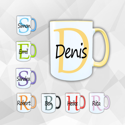 Personalisierte tasse mit - personalisierte,