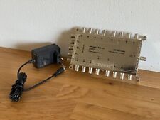 Schwaiger Multischalter 5/16 715224 Verteiler Full HD 3D SAT Quattro TV silber