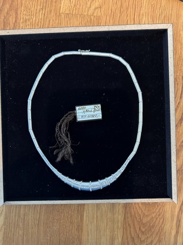 Brillant collier 18karat - collier, (750)