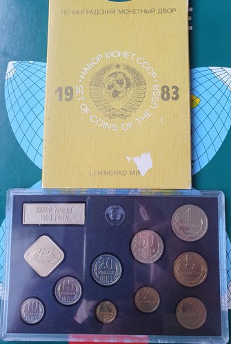 1983 kursmünzensatz kms udssr - 1983,