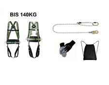 Baumpflege Klettergurt geeignet bis 140kg 4P + verstellbare Seil 2m alles n. DIN