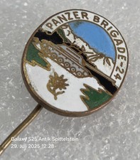 Anstecknadel ; Bundeswehr Panzer Brigarde 24 Gebirgsjäger Landshut
