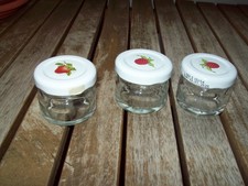 3 Mini Twist-off-Gläser à 28