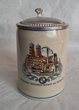 Bierkrug mit Zinndeckel 0,5L