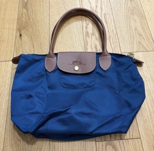LONGCHAMP Pilage Depos Henkeltasche Mittel Damen Tasche blau  Casual-Look Tasche