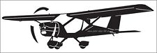 Aufkleber Ultraleichtflugzeug Aeroprakt A32 -silber-